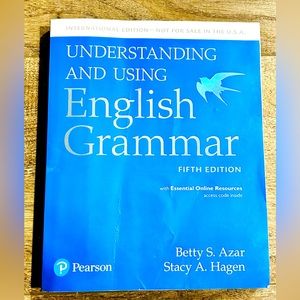 SOLD - Understanding and Using English Grammar 5th Edition Azar/Hagen